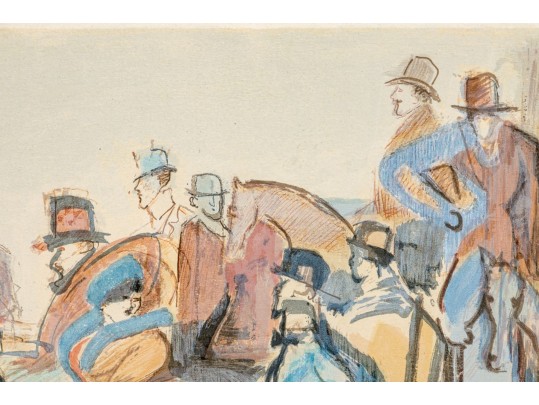 David Schneuer (Poland/Israel 1905-1988) Signed Limited Edition Litho Place De La Concorde