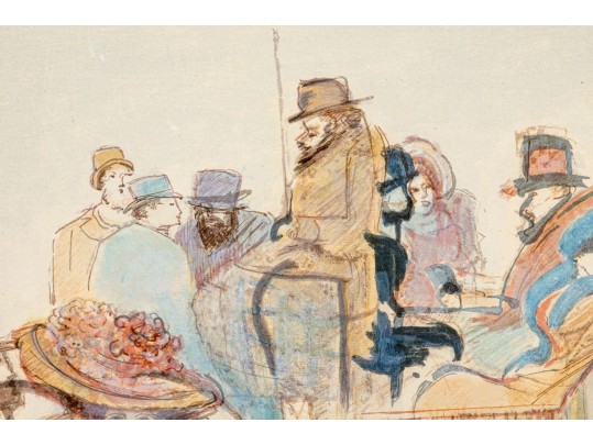 David Schneuer (Poland/Israel 1905-1988) Signed Limited Edition Litho Place De La Concorde