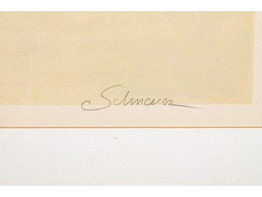 David Schneuer (Poland/Israel 1905-1988) Signed Limited Edition Litho Place De La Concorde