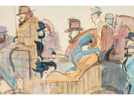 David Schneuer (Poland/Israel 1905-1988) Signed Limited Edition Litho Place De La Concorde