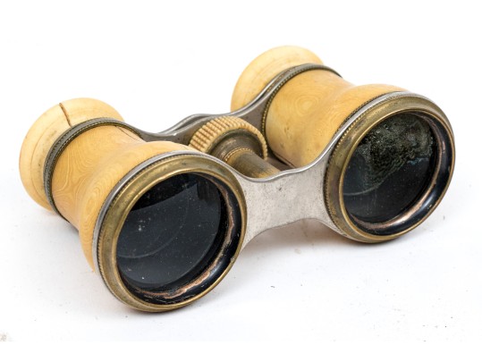 Two Antique Pairs Of Opera Glasses