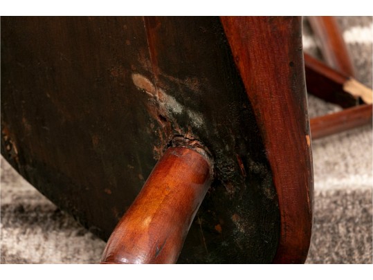 Antique American Windsor Rocking Chair For Restoration