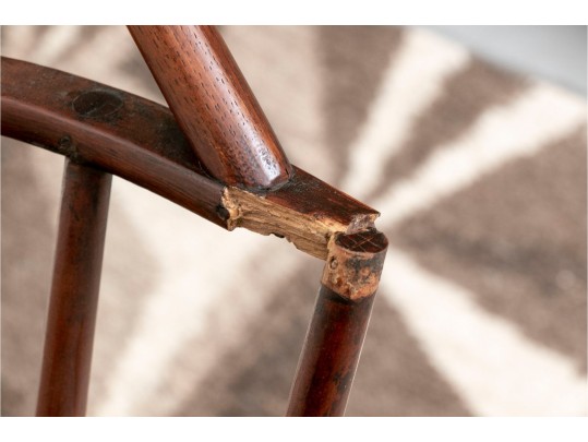 Antique American Windsor Rocking Chair For Restoration