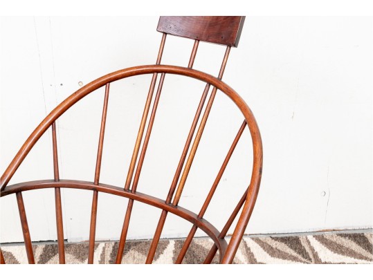 Antique American Windsor Rocking Chair For Restoration