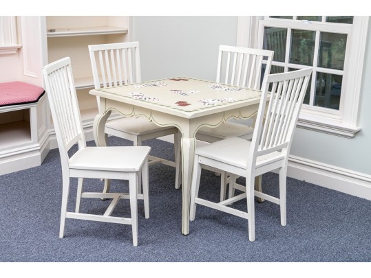 Buying & Design White Painted Four Chairs