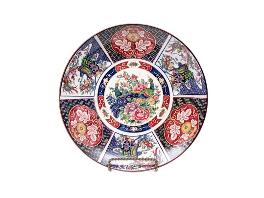Japanese Glazed Porcelain Charger