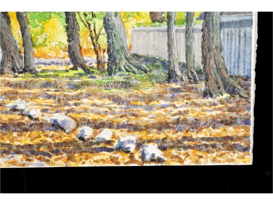 William L. Drake (1929-2019) Watercolor On Paper, Roches Point Ontario Landscape