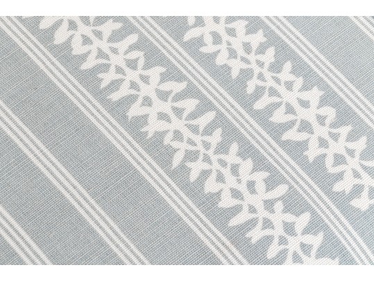 Antique Queen Anne Style Mahogany Stool With Upholstered Seat Cushion