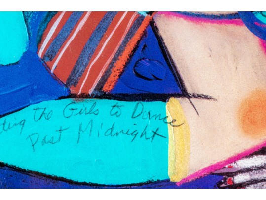 Pair Of Framed Surreal Decorative Color Prints