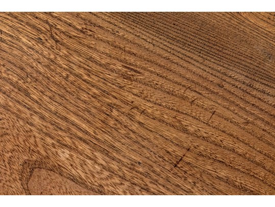 Antique Oak And Iron Blanket Chest