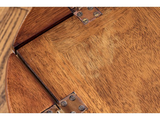 Vintage (Baker?) Parquetry Top Butlers Table