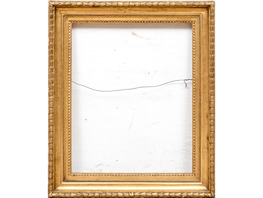 Fine Antique Carved And Gilt Wood Picture Frame