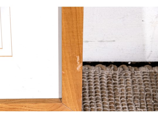 Pair Of Framed Surreal Decorative Color Prints