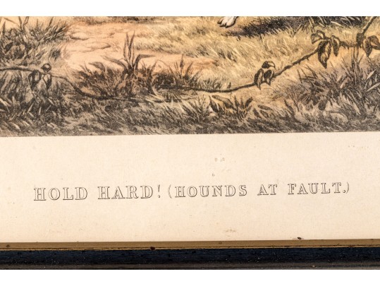 Pair Of Antique English Hunt Prints