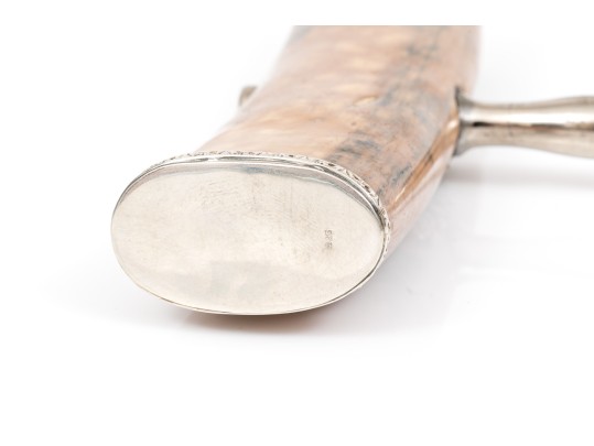 Wonderful Sterling Silver Edged Antler Handled Corkscrew