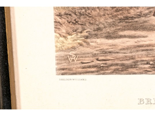 Pair Of Antique English Hunt Prints