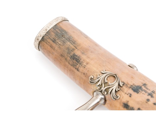 Wonderful Sterling Silver Edged Antler Handled Corkscrew