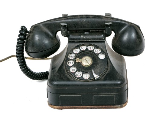 Vintage Black Telephone , As-is