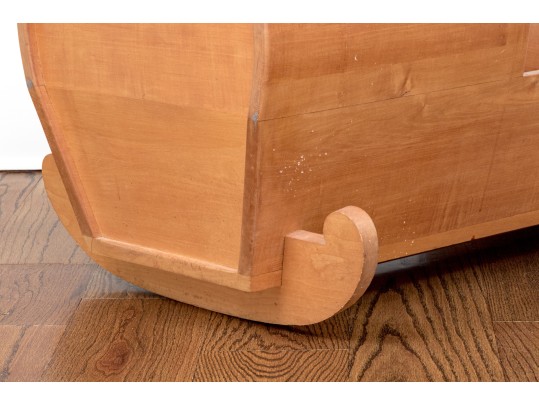 Vintage Wooden Baby Cradle Rocker