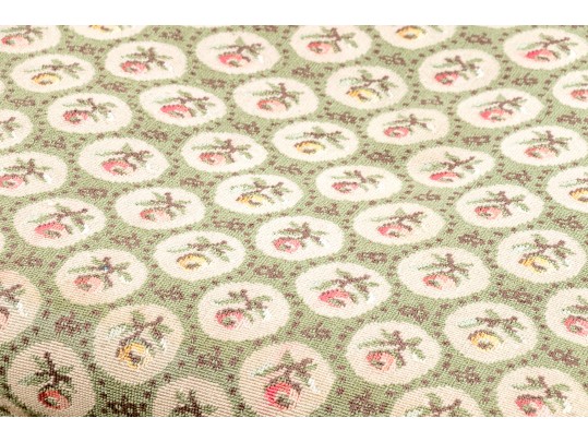 Vintage Upholstered Hand Crafted Footstool By George Smith England