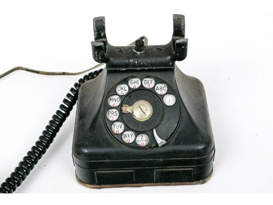 Vintage Black Telephone , As-is