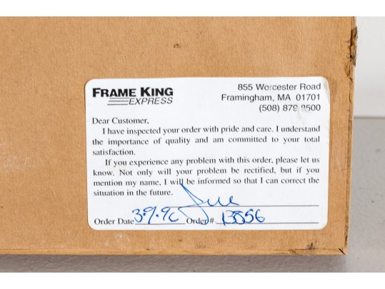 Pair Of Framed Surreal Decorative Color Prints