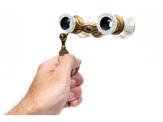 Two Antique Pairs Of Opera Glasses