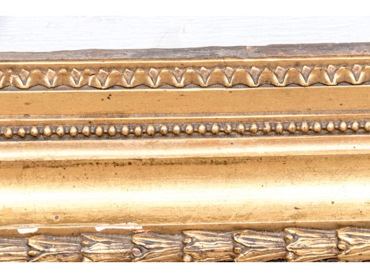 Fine Antique Carved And Gilt Wood Picture Frame