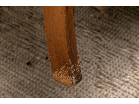 Vintage Upholstered Small Scale Wing Chair