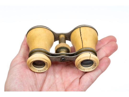 Two Antique Pairs Of Opera Glasses