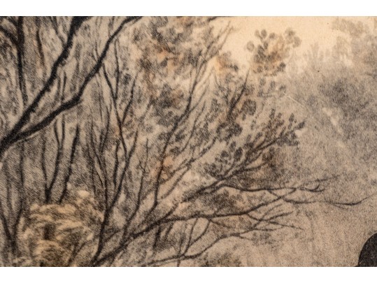 Pair Of Antique English Hunt Prints