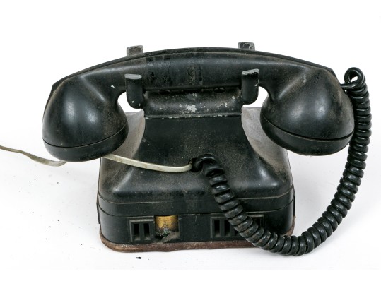 Vintage Black Telephone , As-is