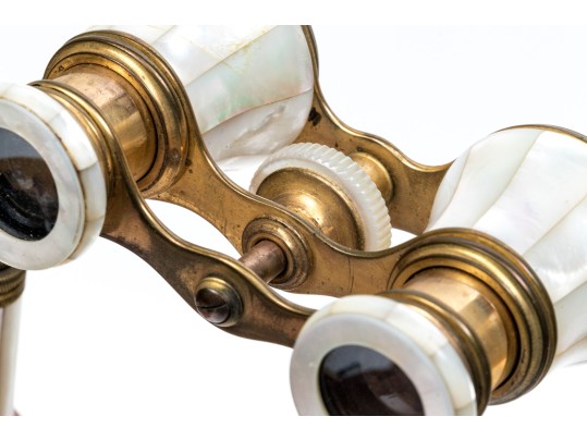 Two Antique Pairs Of Opera Glasses