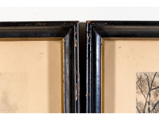 Pair Of Antique English Hunt Prints