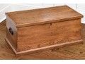 Antique Oak And Iron Blanket Chest