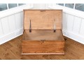 Antique Oak And Iron Blanket Chest