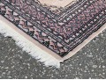 Vintage Hand-Knotted Bukhara Carpet 32