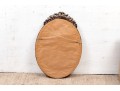 Vintage Adams Style Wood And Gesso Ovasl Mirror