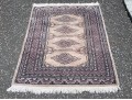 Vintage Hand-Knotted Bukhara Carpet 32