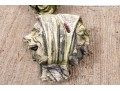 Pair Of Antique Terracotta Grotesque Heads As Architectural Decorations