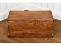 Antique Oak And Iron Blanket Chest