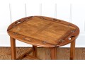 Vintage (Baker?) Parquetry Top Butlers Table
