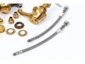 Brass Three Piece Faucet Set With Hardware