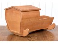 Vintage Wooden Baby Cradle Rocker