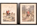 Pair Of Antique English Hunt Prints
