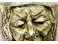 Pair Of Antique Terracotta Grotesque Heads As Architectural Decorations