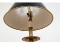 Two Brass Finished Adjustable Floor Lamps