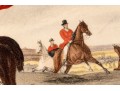Pair Of Antique English Hunt Prints