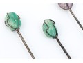 Six Brazil Vintage Coins Made Into Long Handled Spoons 