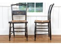 Set Of Four Semi Antique Hitchcock Side Chairs